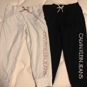 youth Calvin Klein cropped joggers